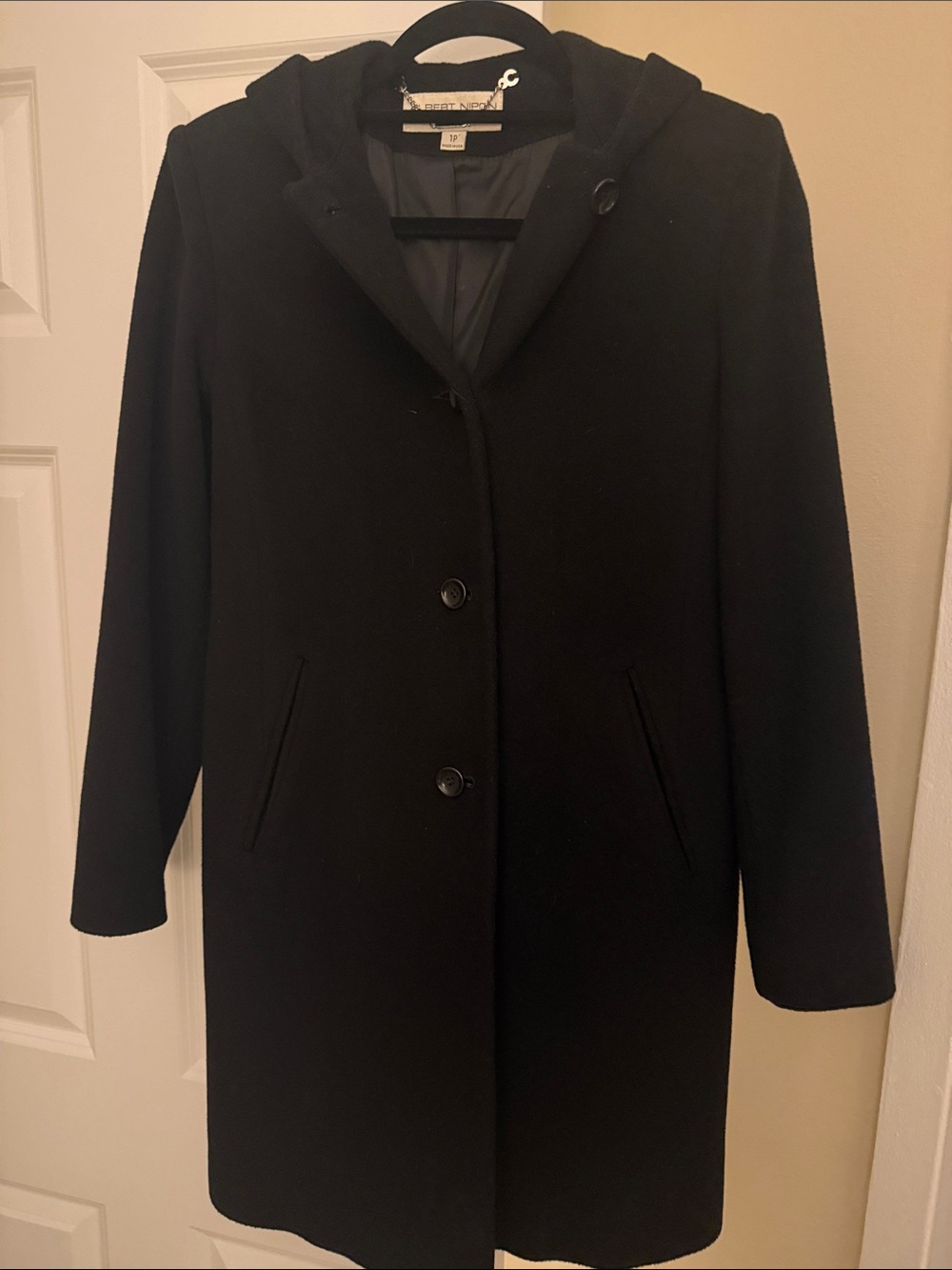 Vintage Albert Nipon Wool/Cashmere Hooded Coat
